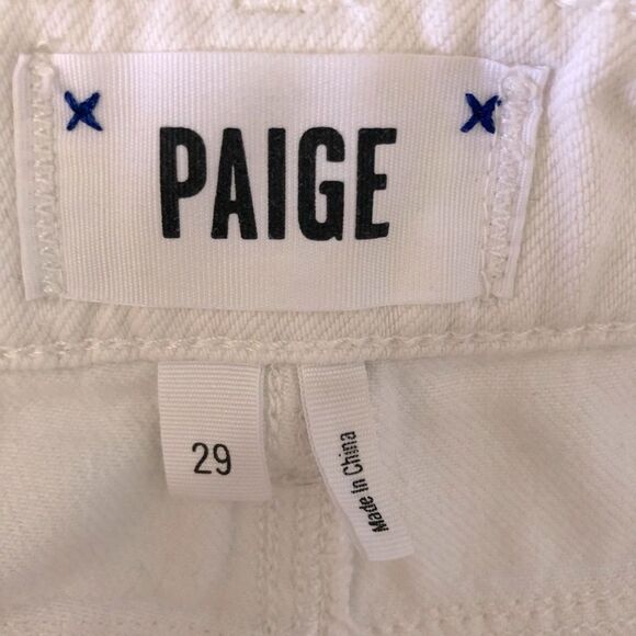 PAIGE WOMEN’S White Shorts Size 29 - Picture 4 of 6